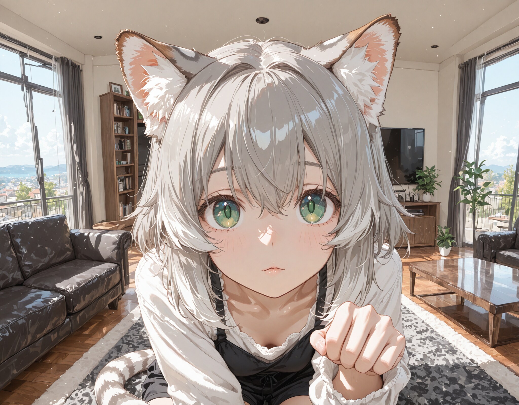 灰猫ちゃん その２ | の人気AIイラスト・グラビア