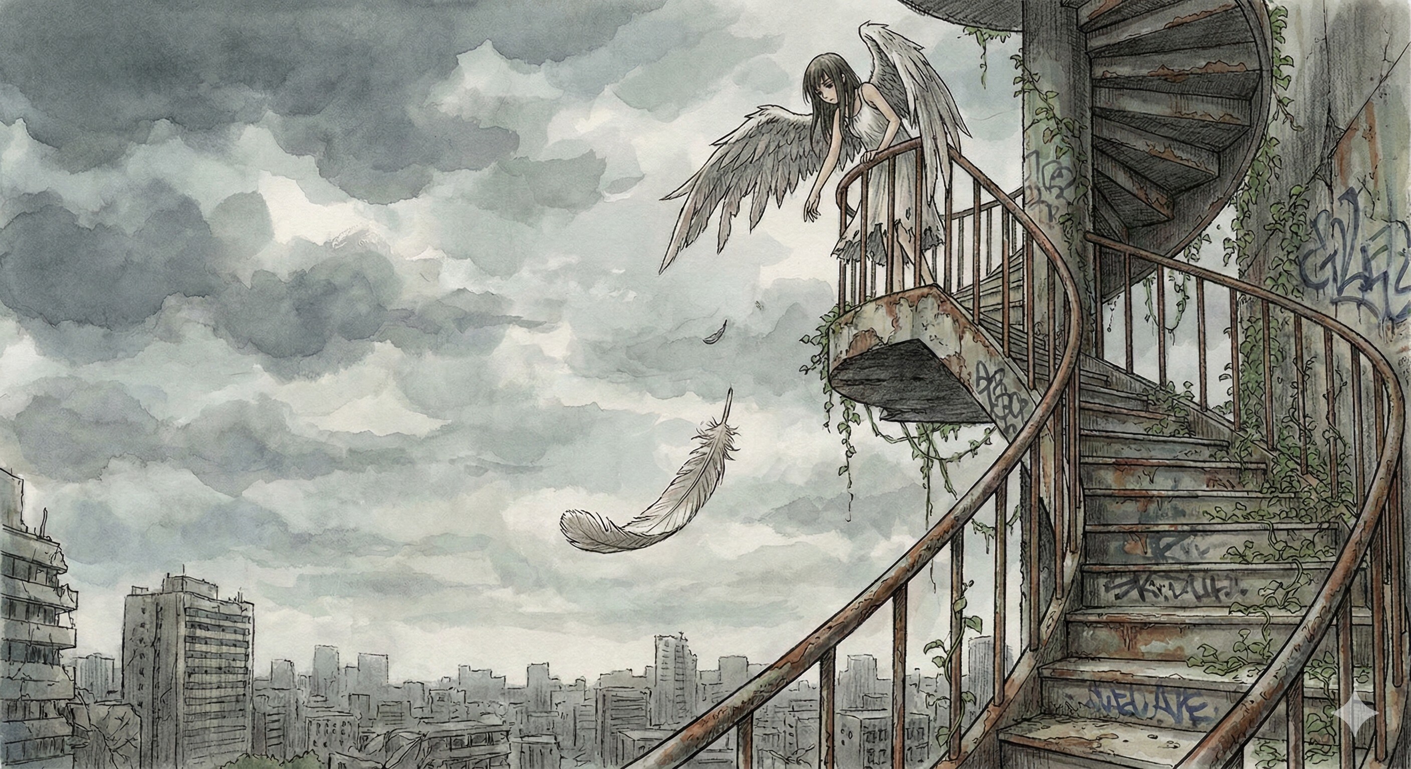 退廃天使④ | の人気AIイラスト・グラビア