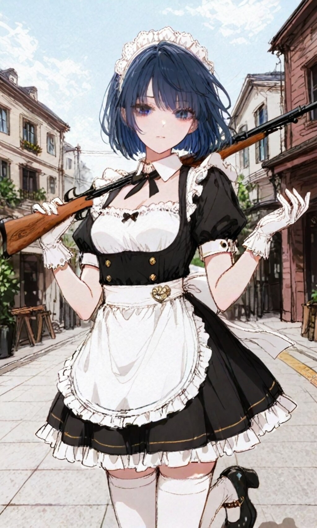 うちのメイドは銃を持つ