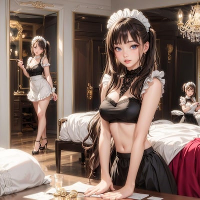 大富豪専用エロメイドレプリカント姉妹達の日常 232