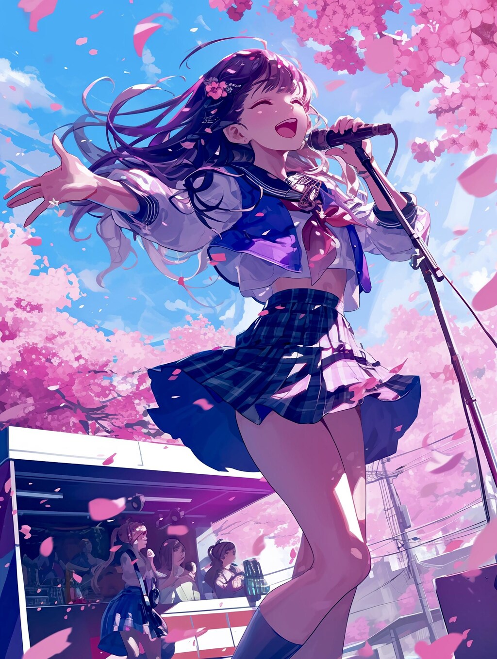 桜と推し💖✨