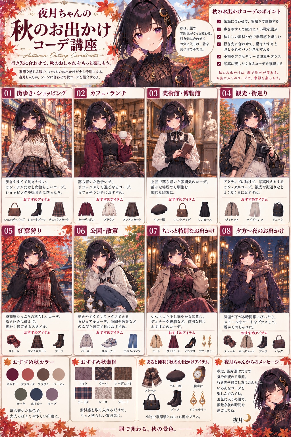 夜月ちゃんの秋服の選び方講座