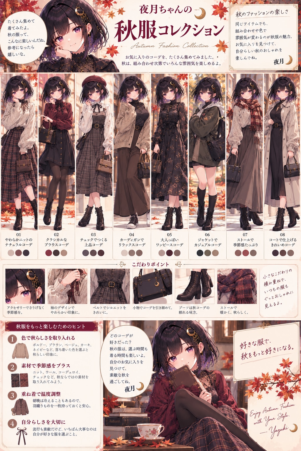 夜月ちゃんの秋服の選び方講座