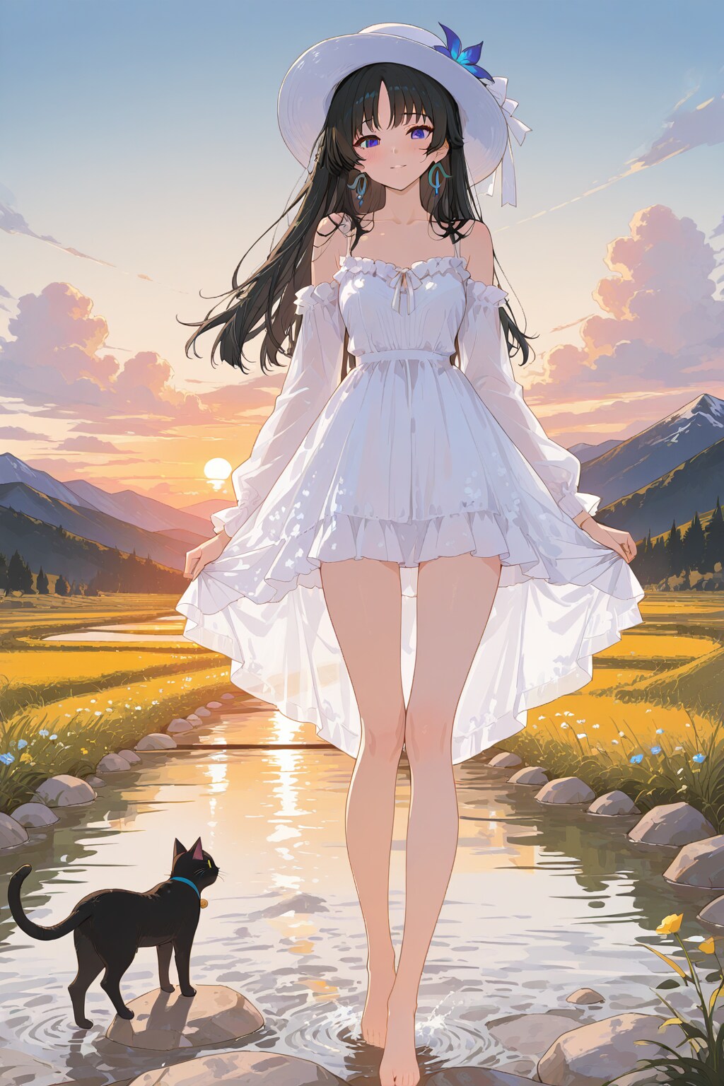 高原で避暑