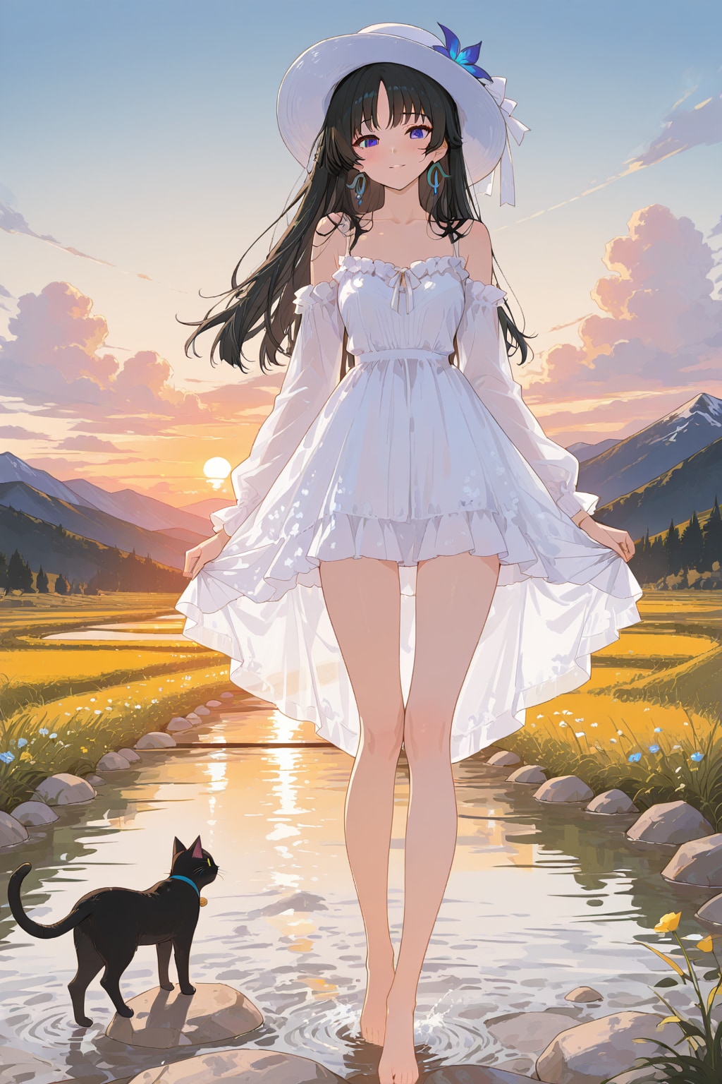 高原で避暑