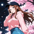 春色コーデの女の子　その４ 2枚目