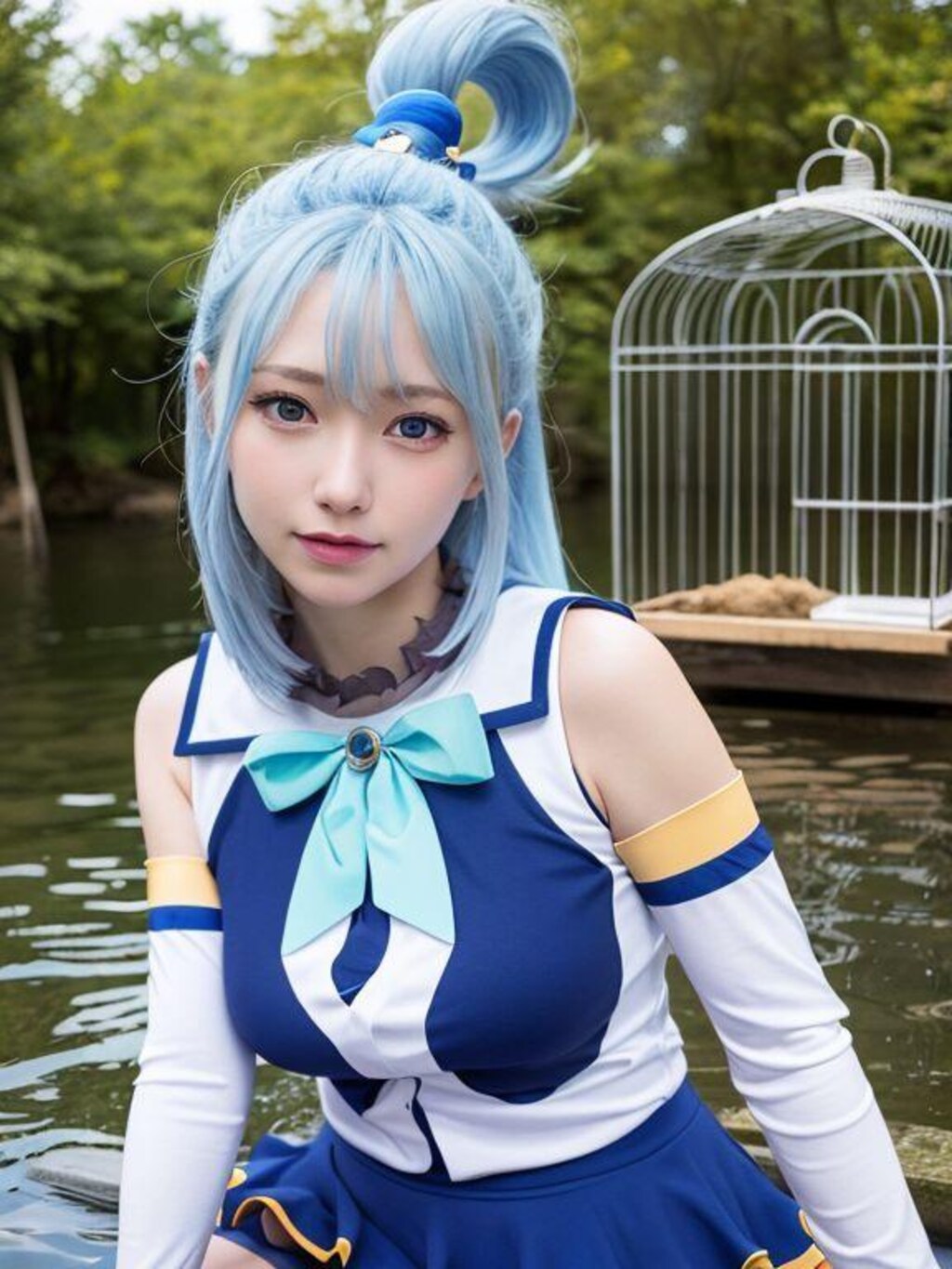 水を綺麗にする簡単なお仕事です.....