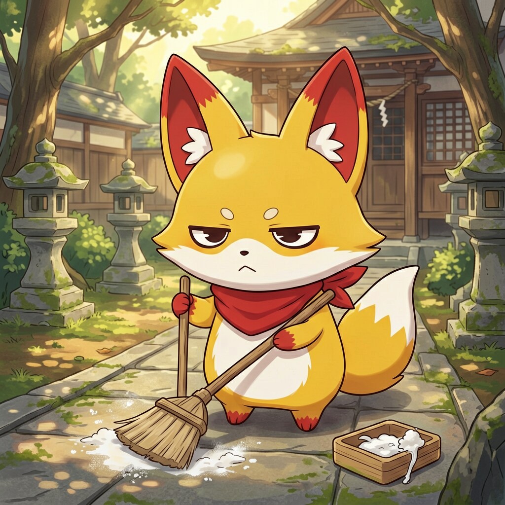 まずはお掃除