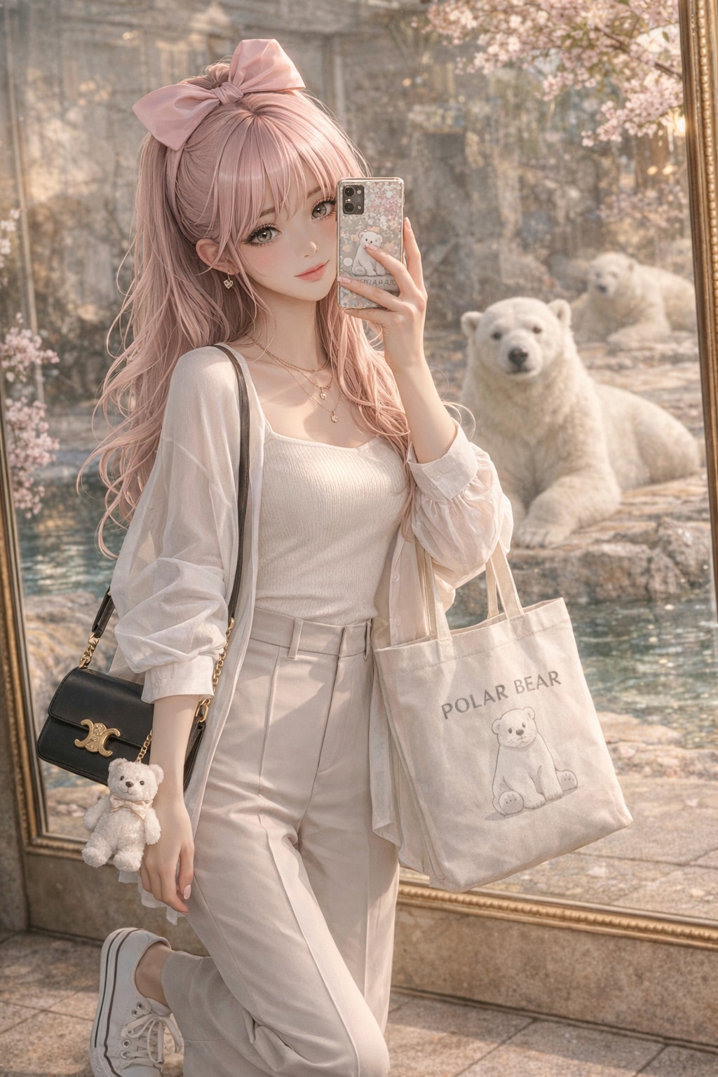 落果ちゃんは、白くま推しなのですッ♡