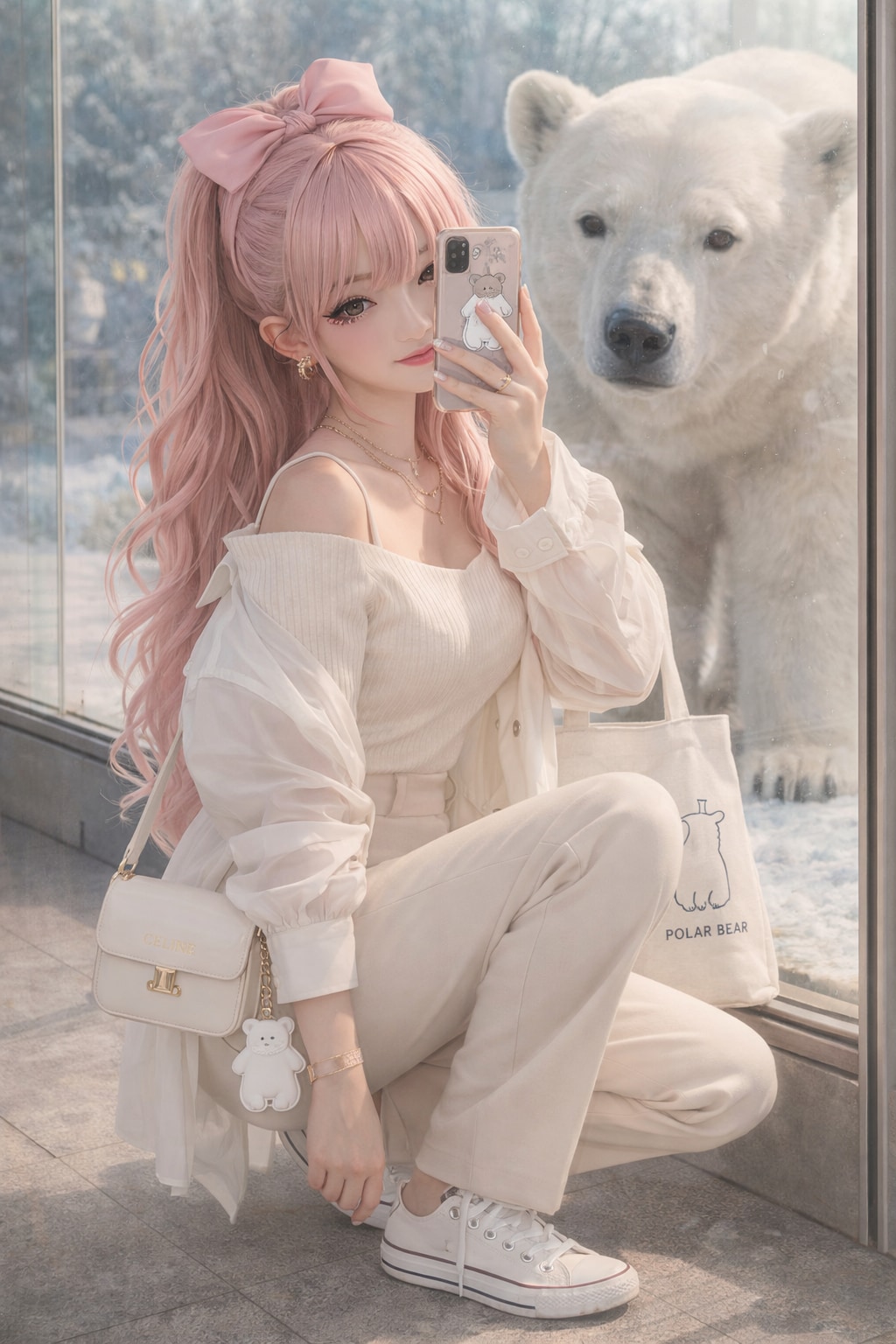 落果ちゃんは、白くま推しなのですッ♡