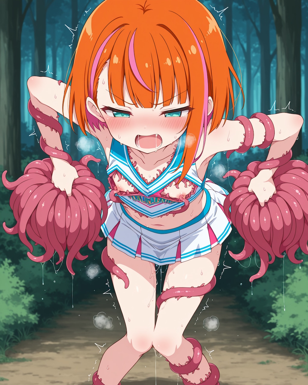 【チアガール】触手チア♡