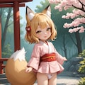 我が家の「のじゃロリ狐様」『存分にモフるが良いぞ』(=^..^=) 12枚目