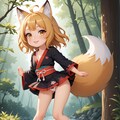 我が家の「のじゃロリ狐様」『存分にモフるが良いぞ』(=^..^=) 4枚目