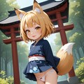 我が家の「のじゃロリ狐様」『存分にモフるが良いぞ』(=^..^=) 3枚目
