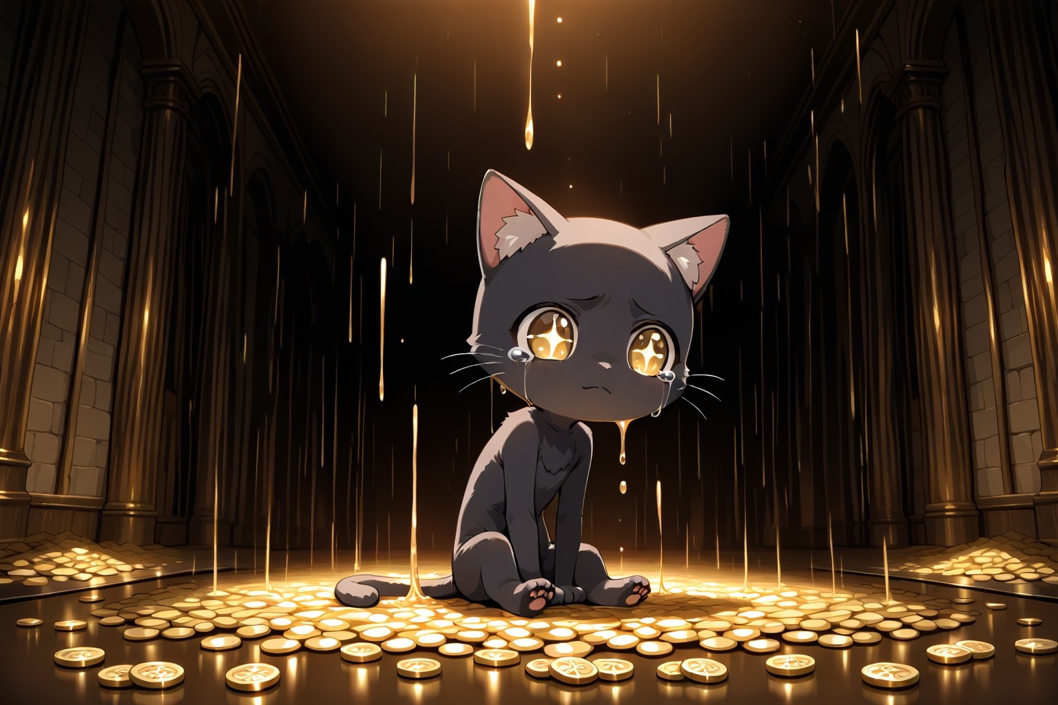 猫金病 | の人気AIイラスト・グラビア