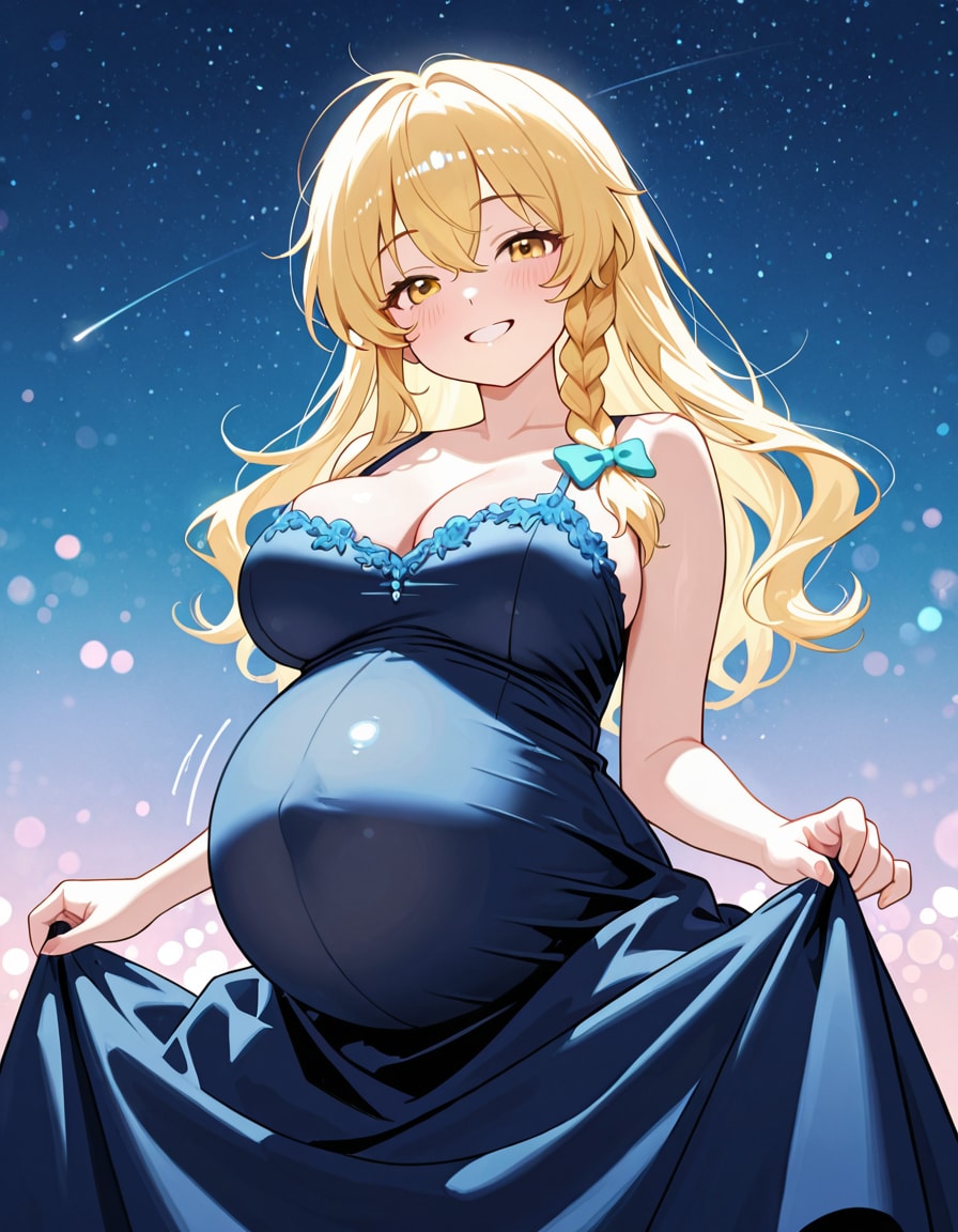 Day08:霧雨魔理沙で星空ウェディングドレス