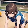四つん這いバレー部員 10枚目