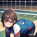 四つん這いバレー部員 4枚目