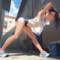 路地裏のエッチな女の子 6枚目