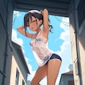 路地裏のエッチな女の子 10枚目