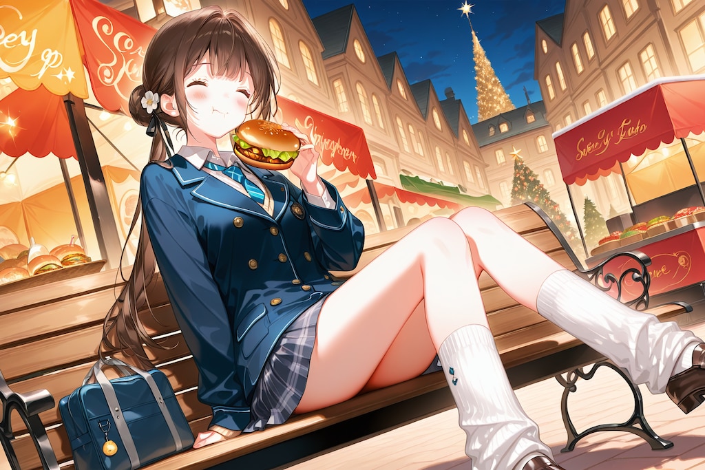 制服128　Xmasマーケットで