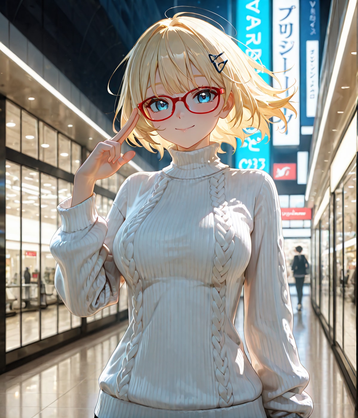 「お正月の三が日ラストはデパートの初売りに参戦！」 | の人気AIイラスト・グラビア