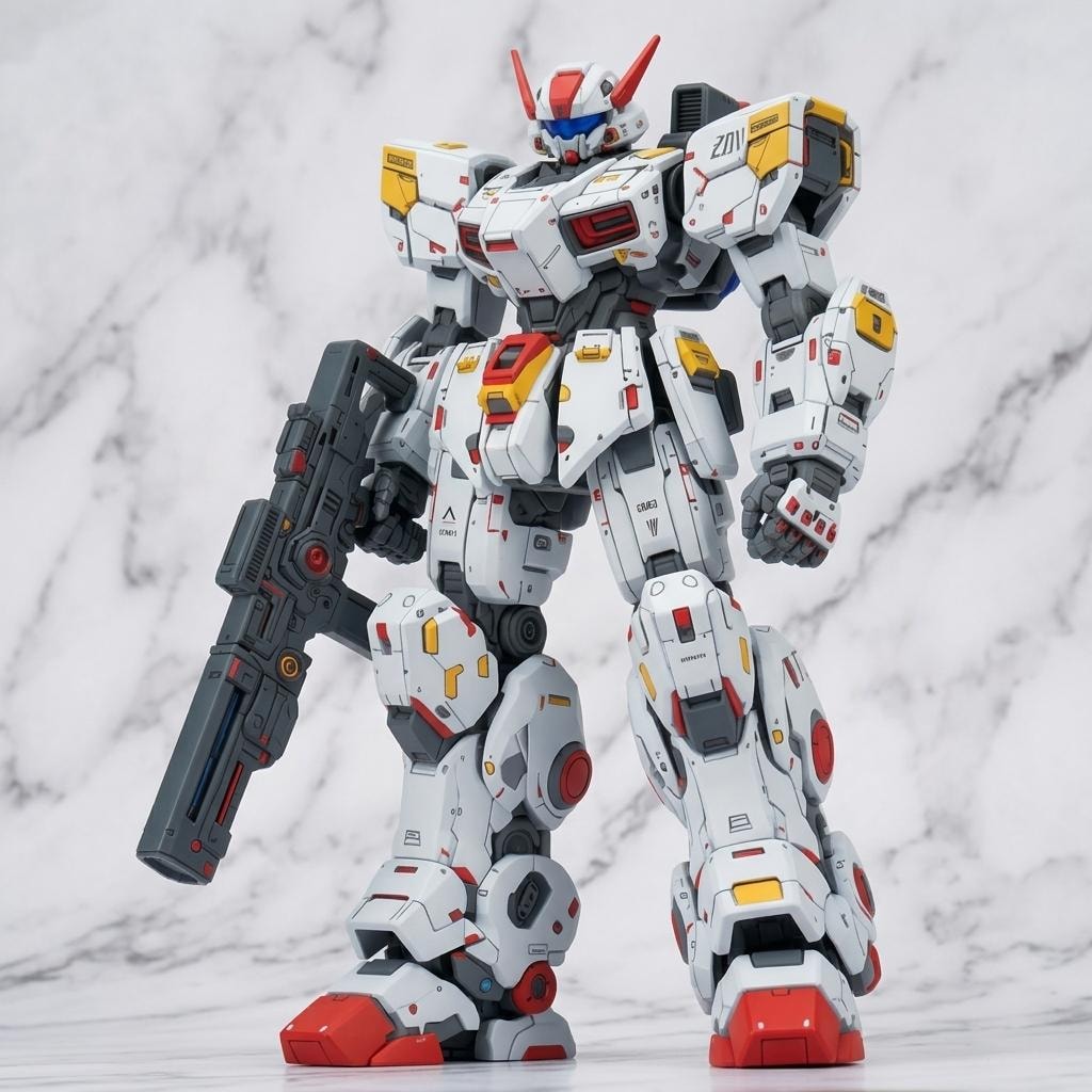 AIガチャ戦機　量産機 立ち絵＆フィギア（基本カラー／ロービジビリティカラー）＆カード