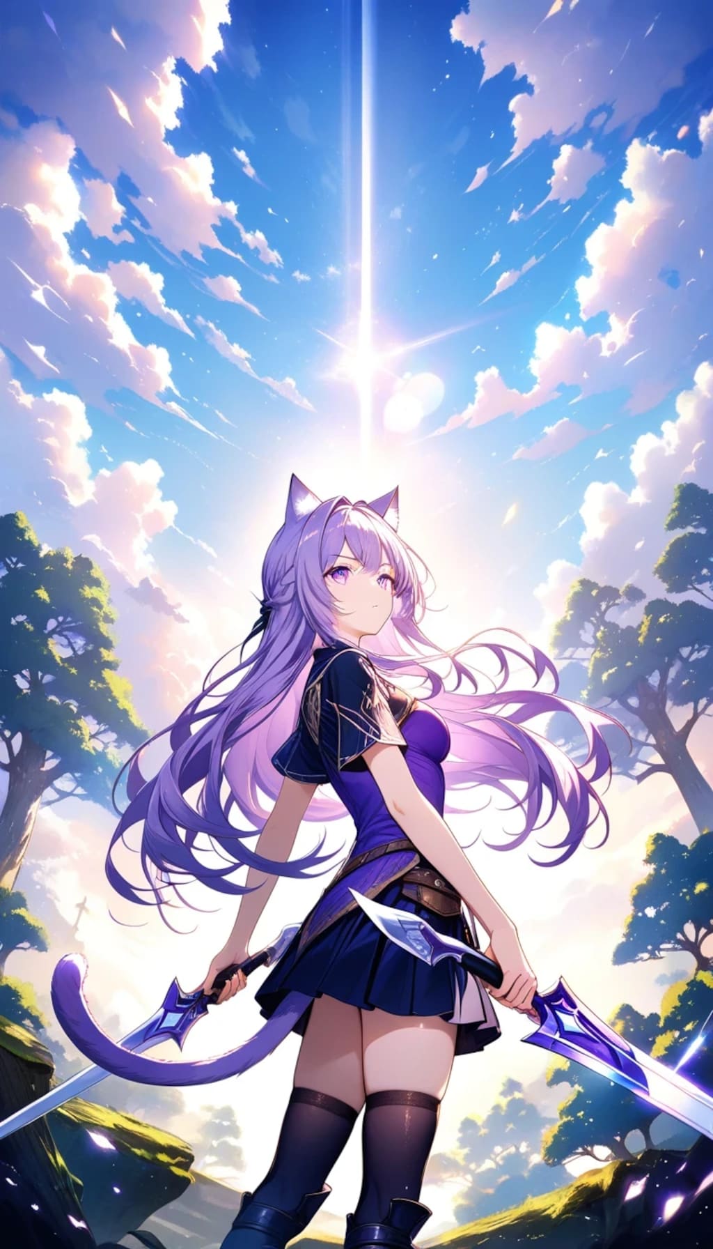 異世界SOS!!（前兆）『……呼ばれ、てる？』シオン（猫獣人）