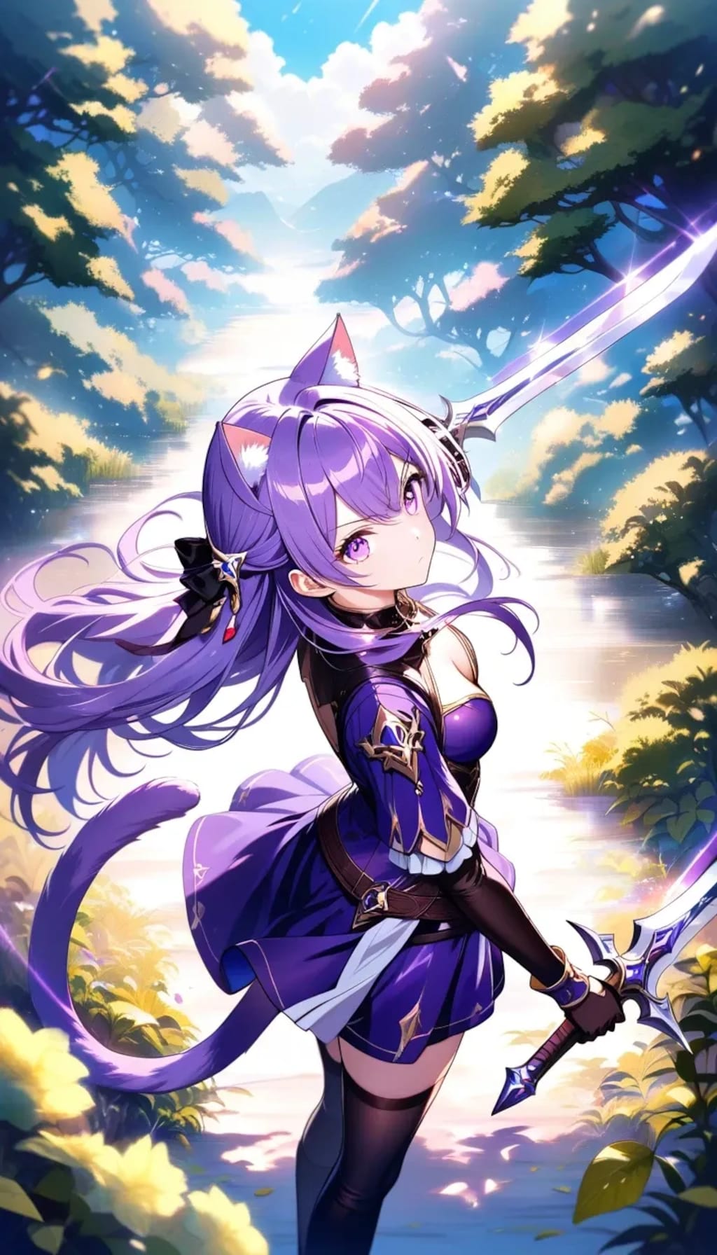 異世界SOS!!（前兆）『……呼ばれ、てる？』シオン（猫獣人）