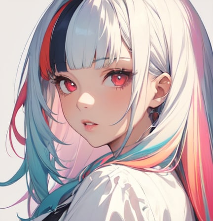 メッシュカラフル