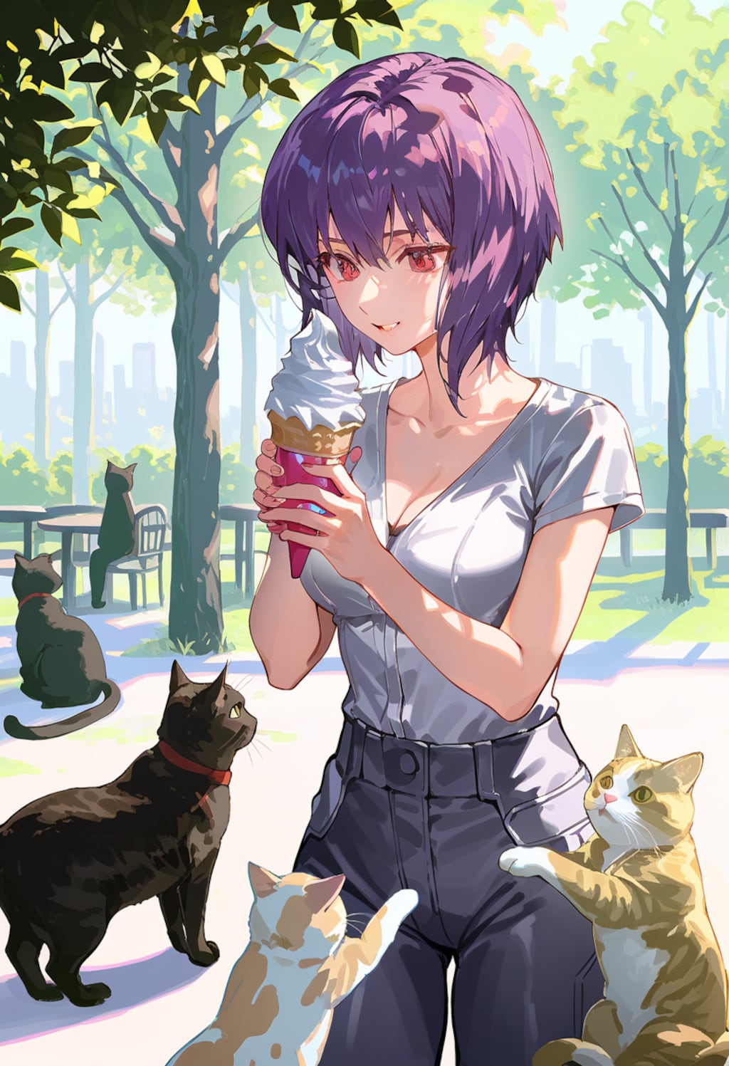 攻殻機動隊　猫とリラックス