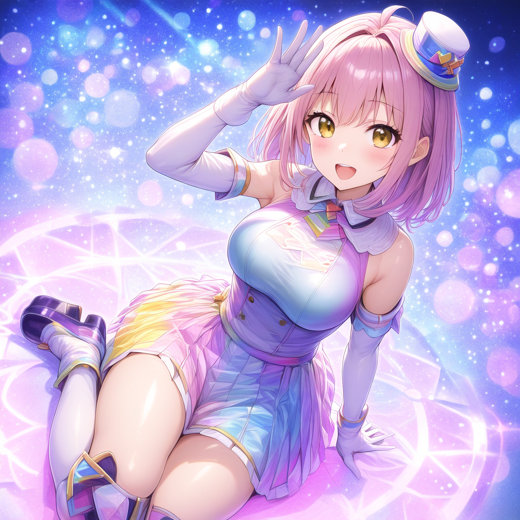 パーティクルアイドル | の人気AIイラスト・グラビア