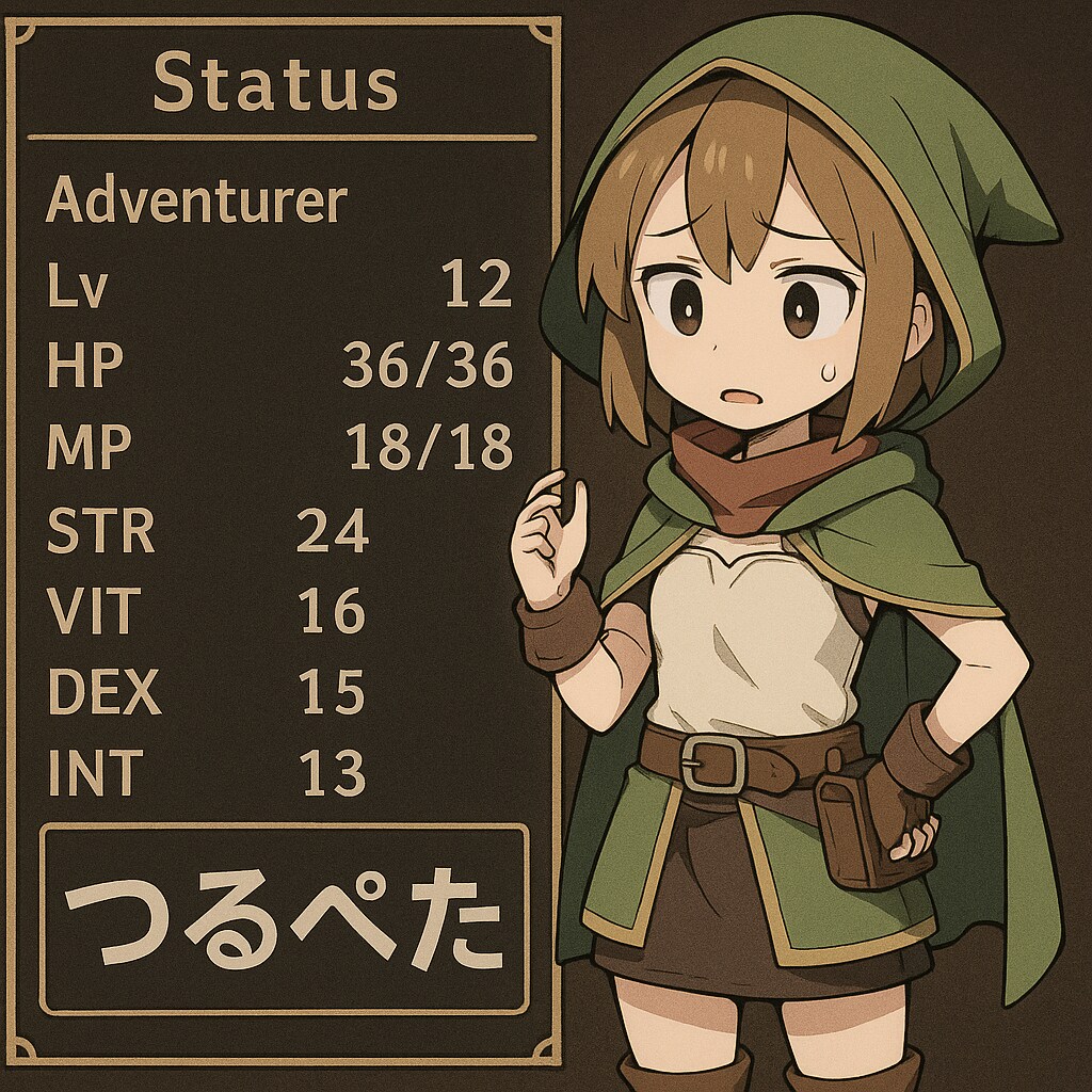 ステータスが貧乳