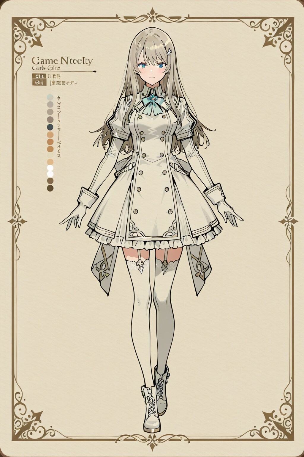 【習作】ゲーム攻略ガイドガール　by #PHOENIX