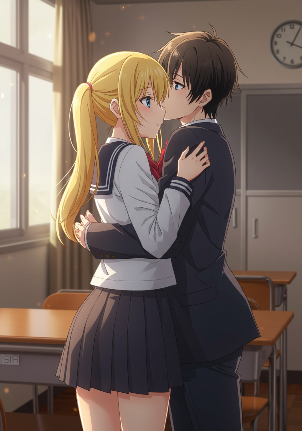 教室でイチャイチャ②