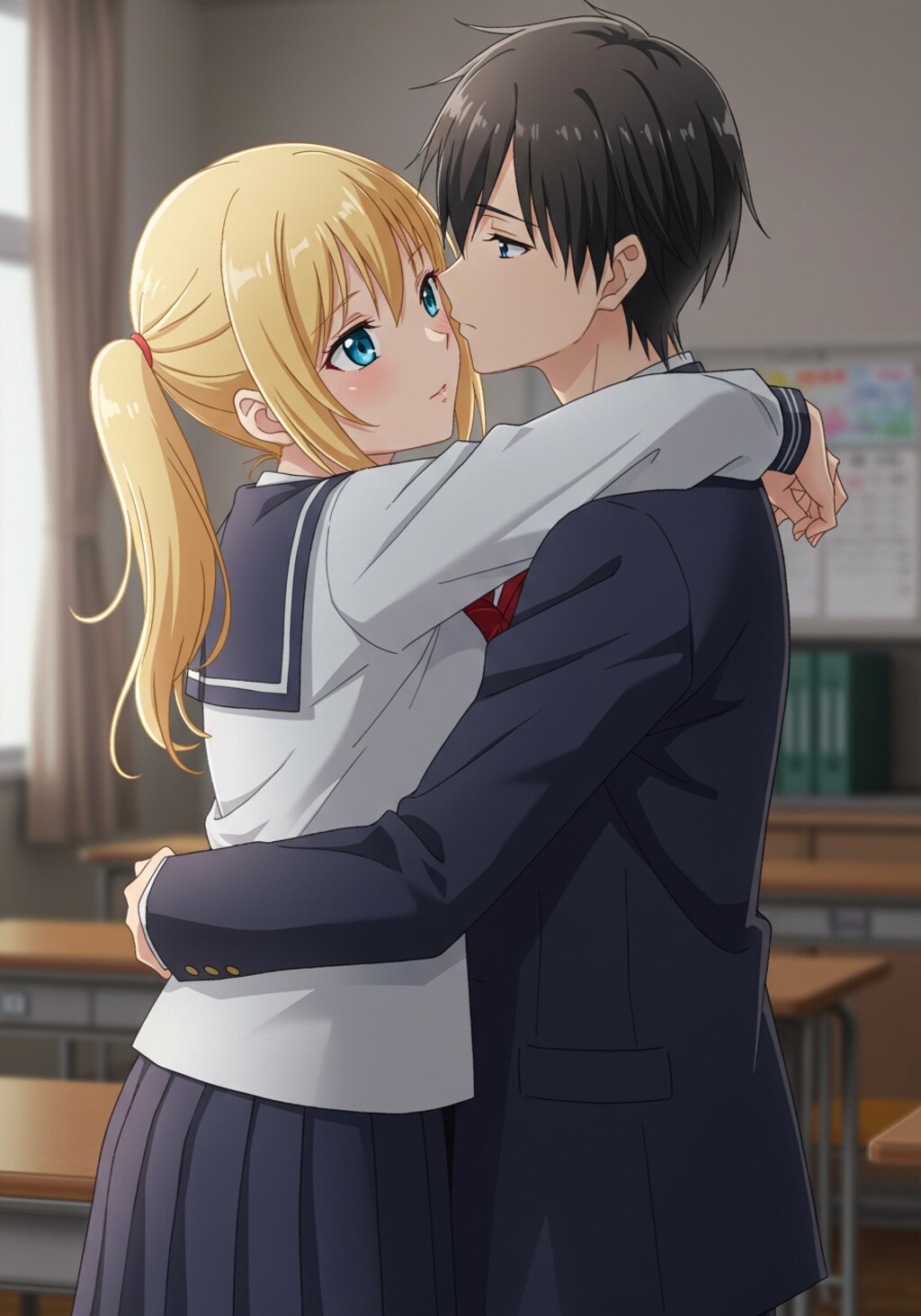 教室でイチャイチャ②