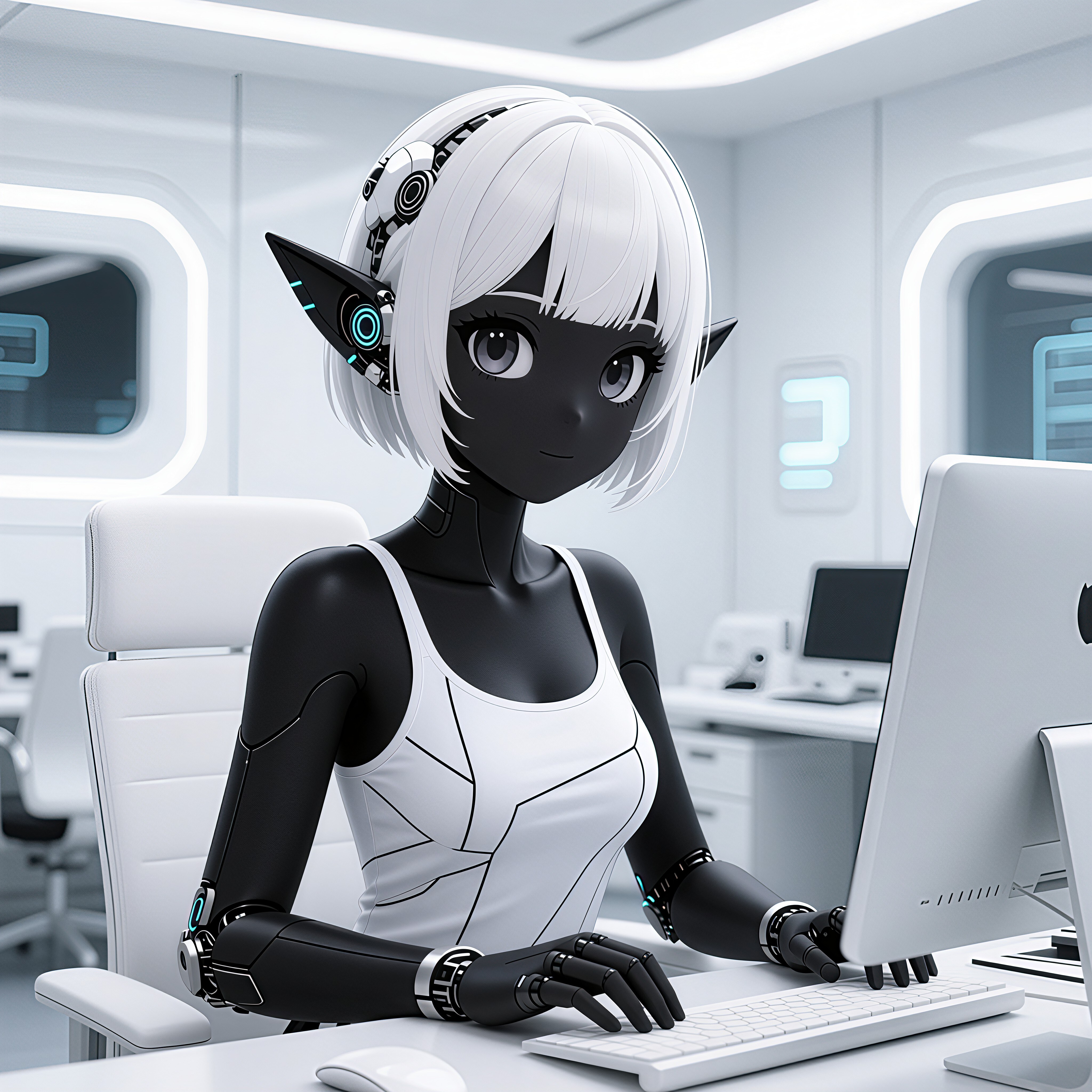 メカ娘4520号 | の人気AIイラスト・グラビア