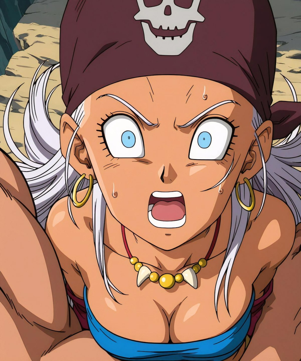 敵に突進するが捉えられるゾラ