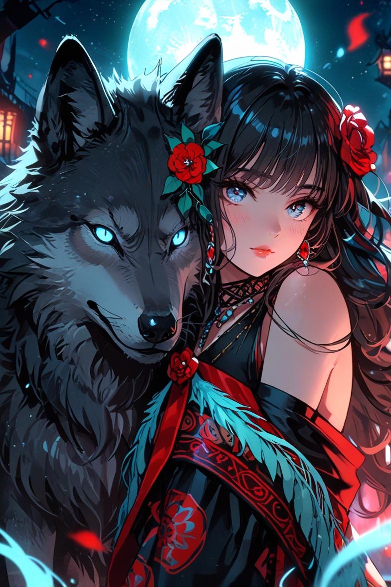 オオカミと少女