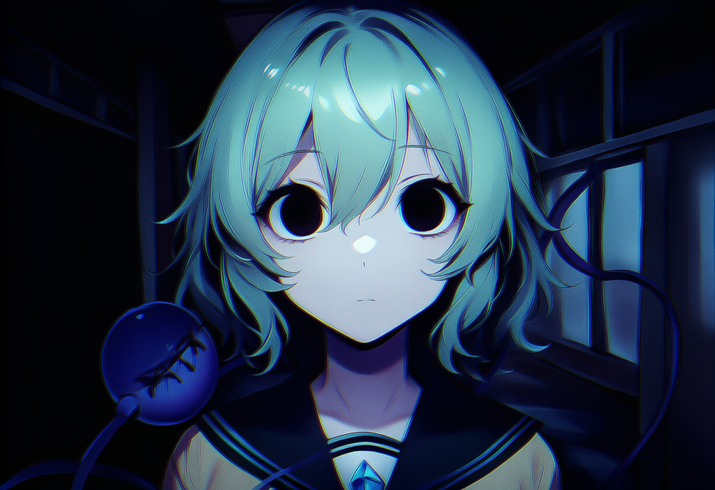 東方　古明地こいし　ジィー　ホラー（顔アップ版）