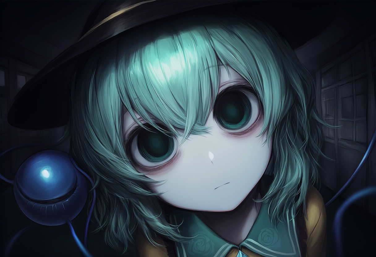 東方　古明地こいし　ジィー　ホラー（顔アップ版）