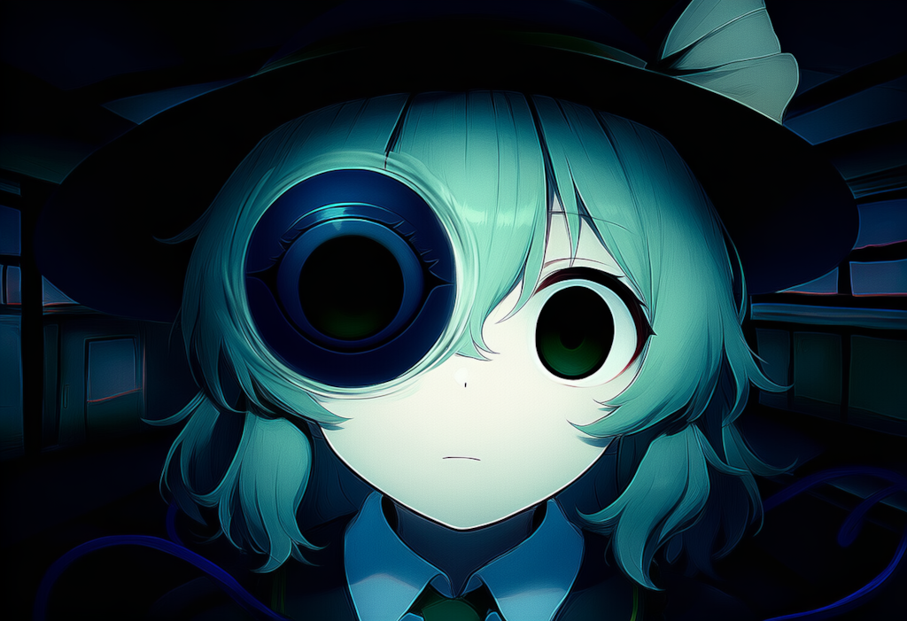 東方　古明地こいし　ジィー　ホラー（顔アップ版）