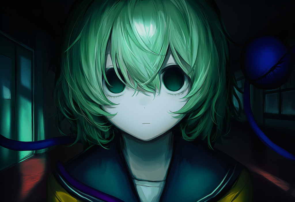 東方　古明地こいし　ジィー　ホラー（顔アップ版）