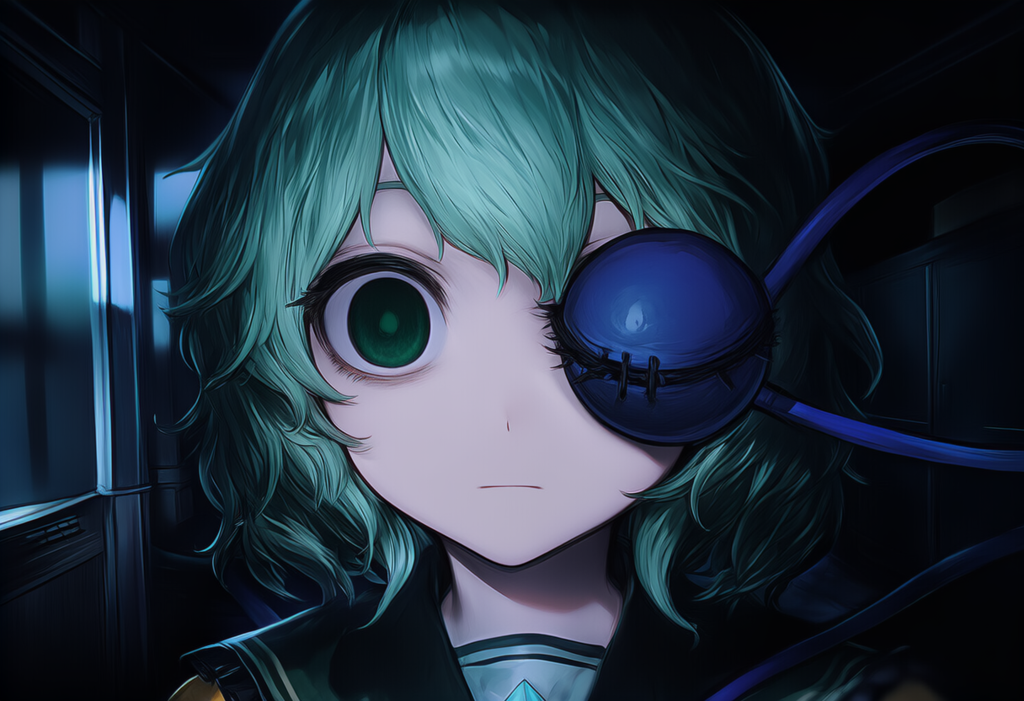 東方　古明地こいし　ジィー　ホラー（顔アップ版）