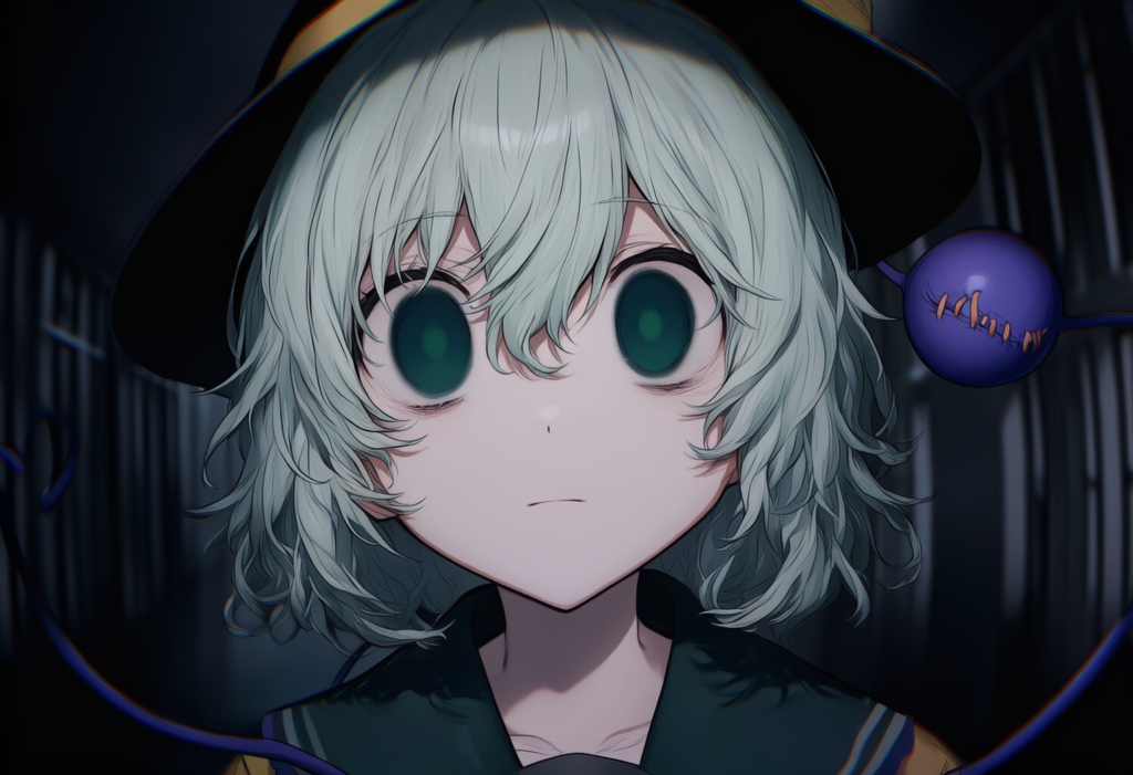 東方　古明地こいし　ジィー　ホラー（顔アップ版）