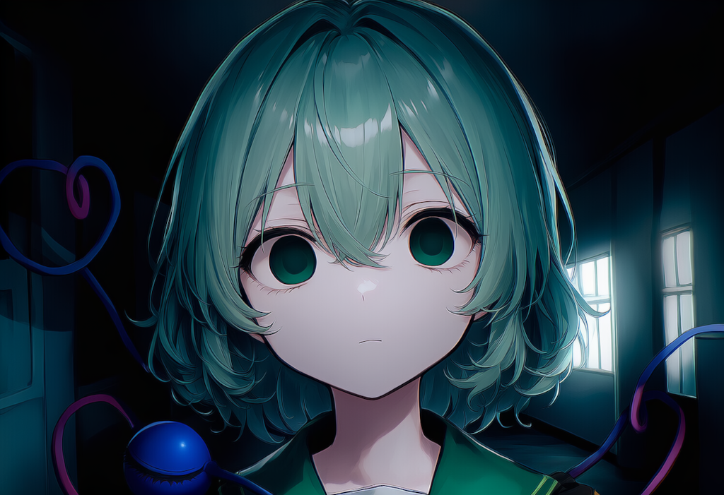 東方　古明地こいし　ジィー　ホラー（顔アップ版）