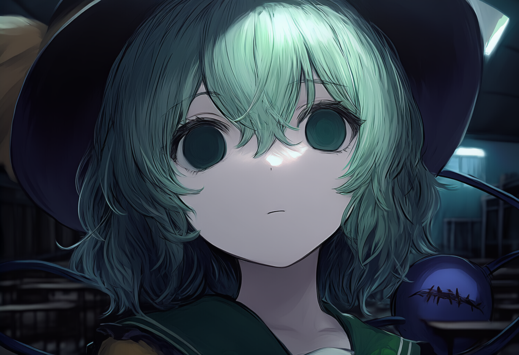 東方　古明地こいし　ジィー　ホラー（顔アップ版）
