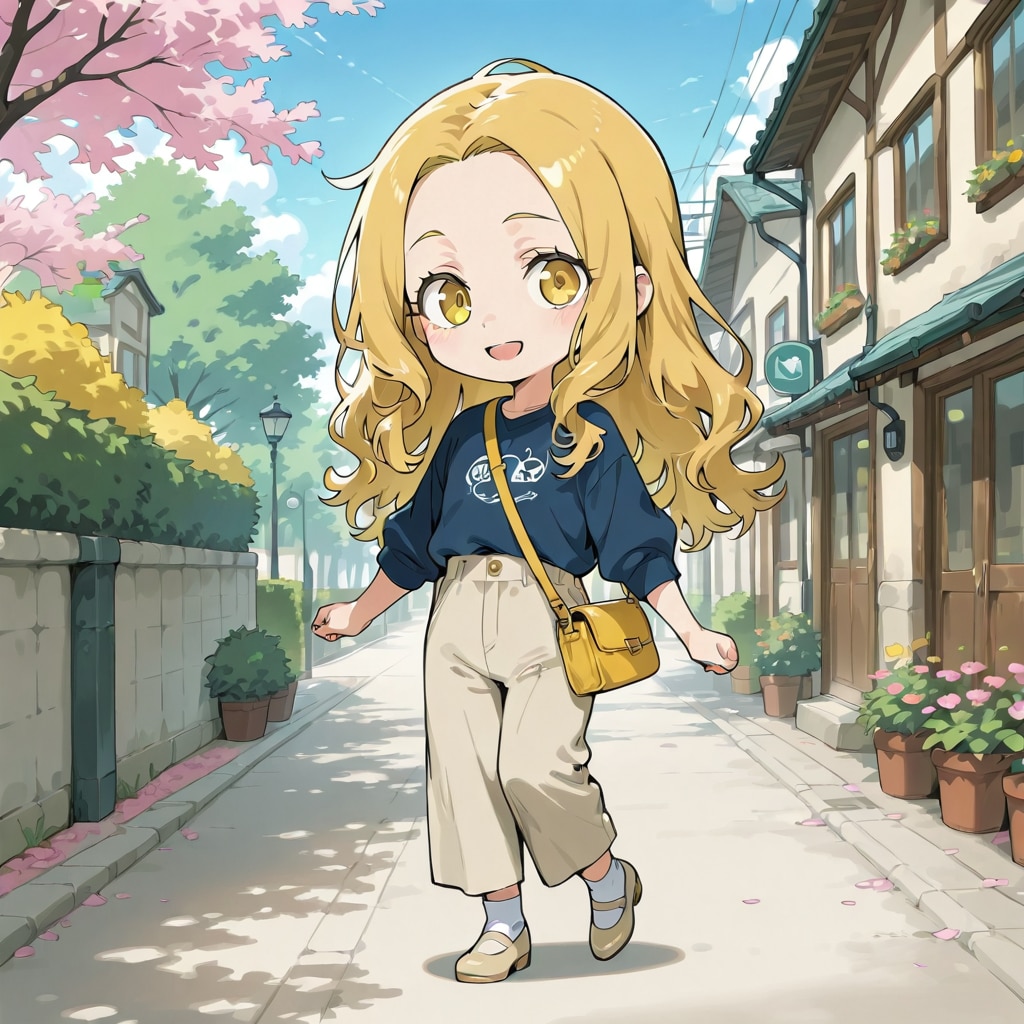 ちびキャラ　春の装い②