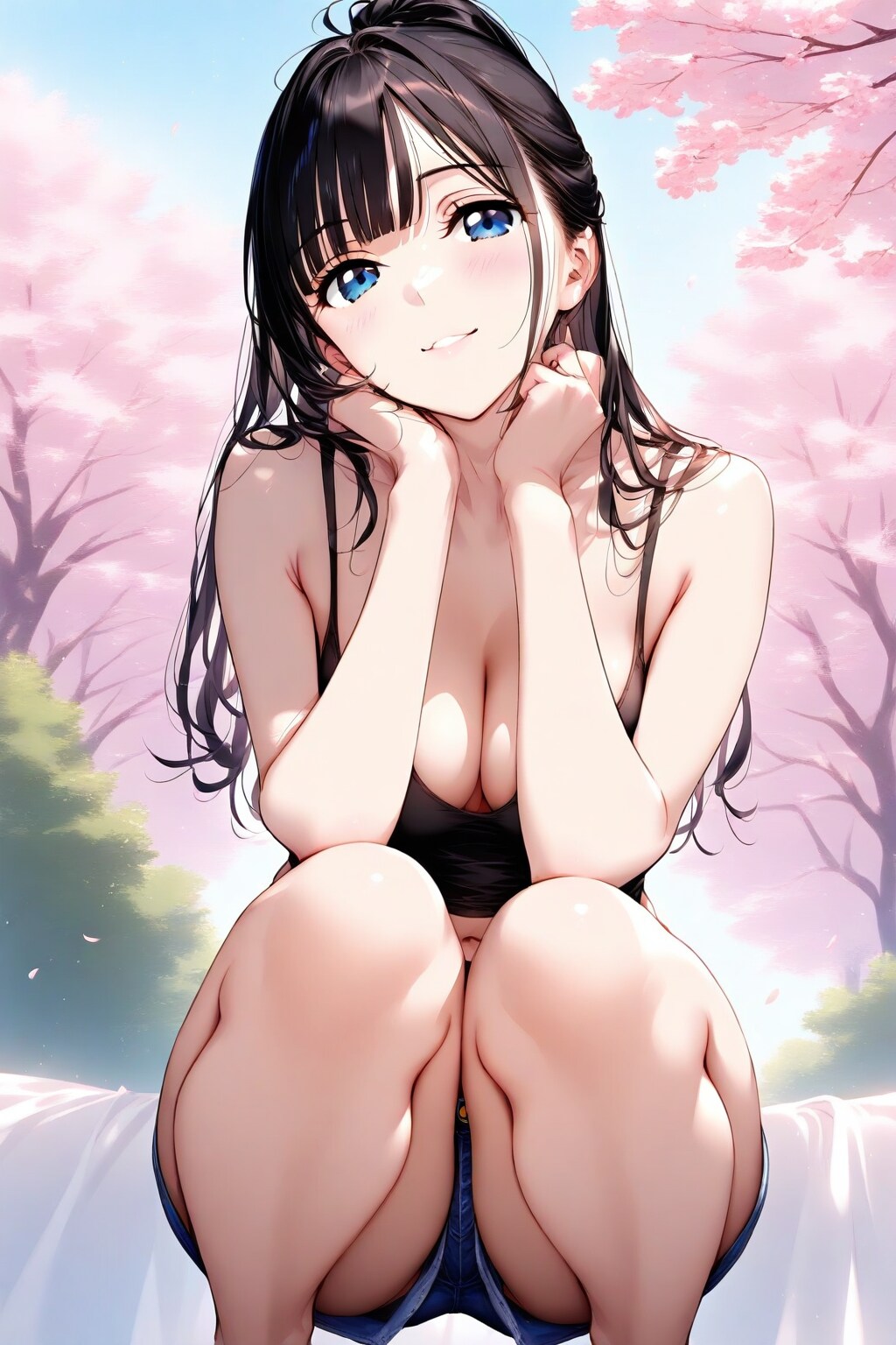 来年も君と花見に来たいな…。