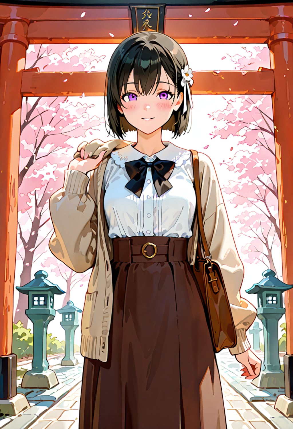 ひまり　春の神社バージョン